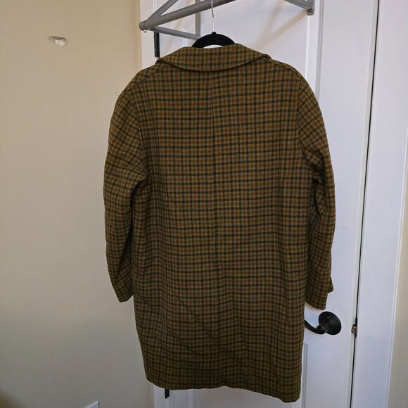 Vintage Pendleton Plaid Wool Coat L/XL - Picture 2 of 4